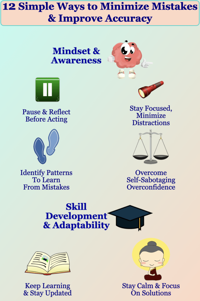 12 Simple Ways to Minimize Mistakes & Improve Accuracy