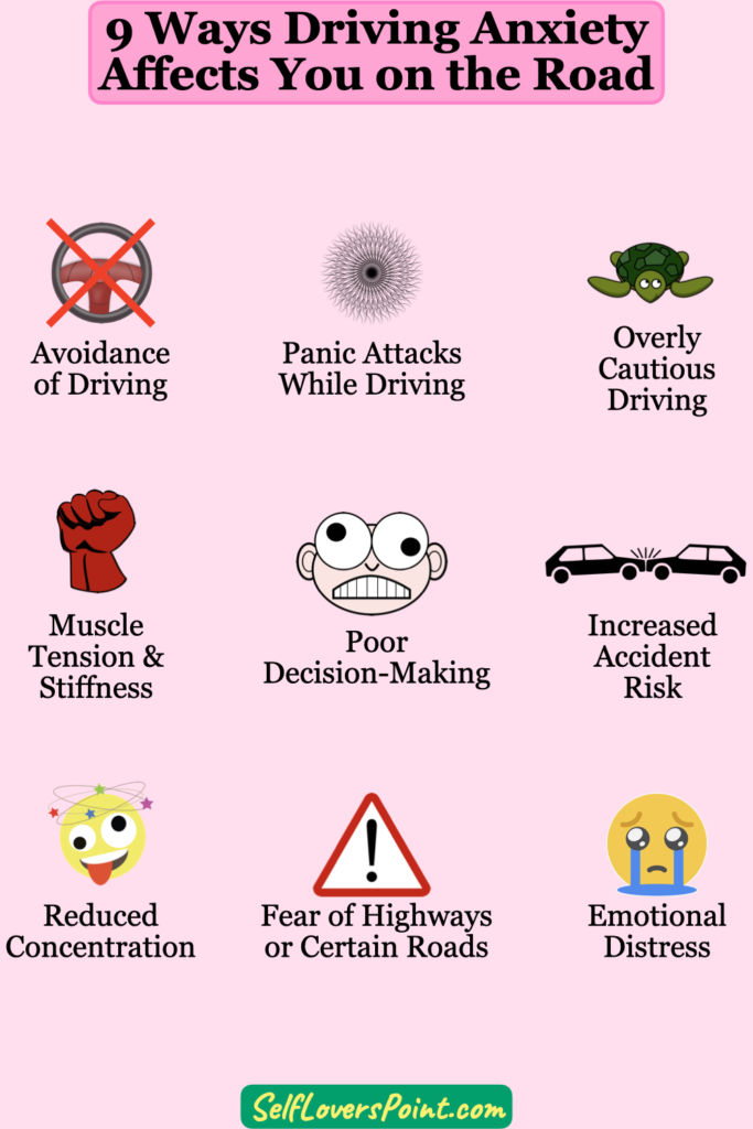 9 Ways Driving Anxiety Affects You on the Road