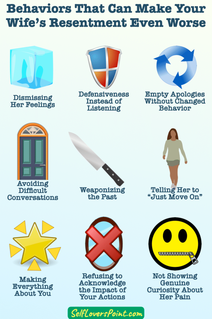 Behaviors That Can Make Your Wife’s Resentment Even Worse