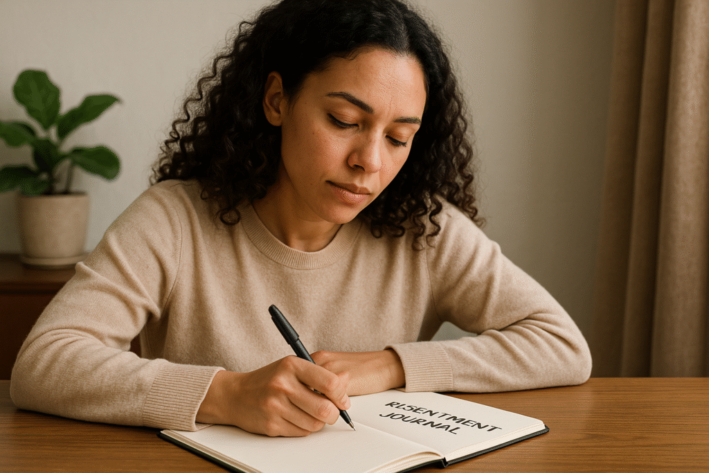 Keeping a resentment journal