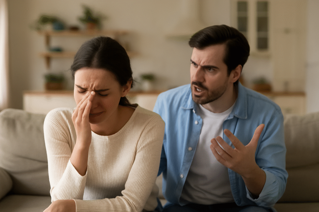 My Partner Gets Angry When I Cry