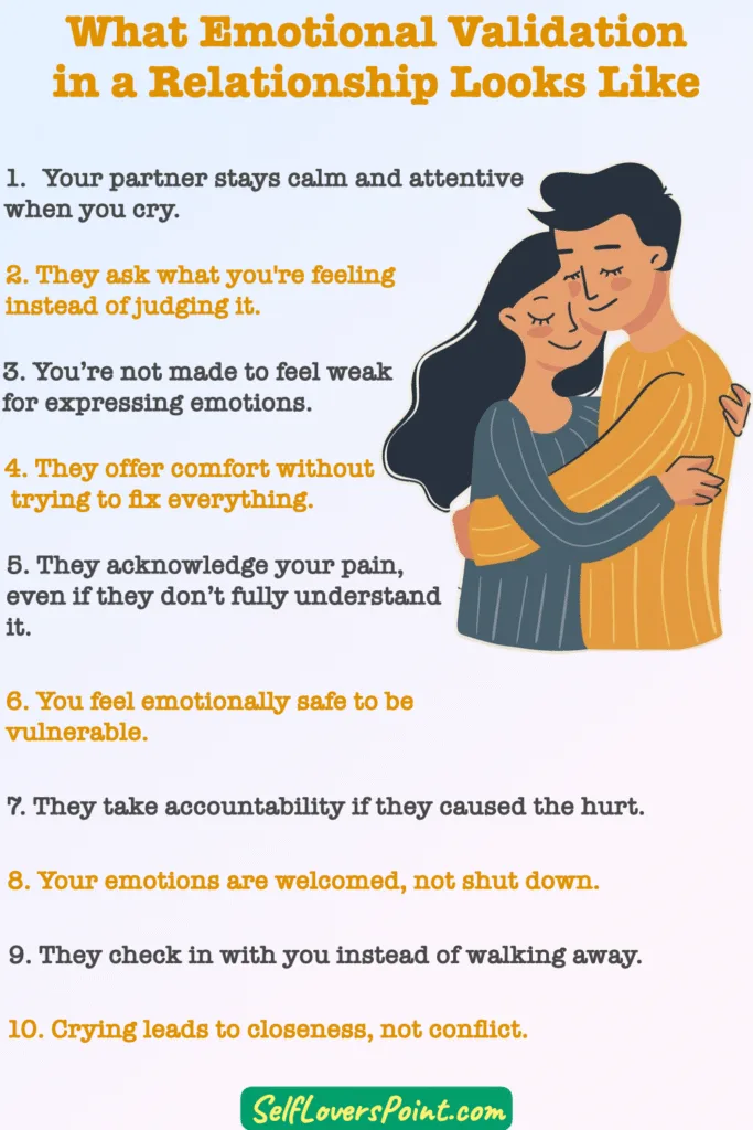 What Emotional Validation in a Relationship Looks Like (Infographic)